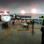 FEBRUARY - Second Place - A Misty Morning Departure<br />Peter Ng, Local Lodge 764, Air Canada, Richmond, BC<br />Jazz ground crew members Peter Richardson and Dean Storey dispatch a Dash 8 aircraft at Vancouver Airport.<br />